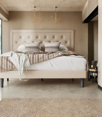 velvet bed