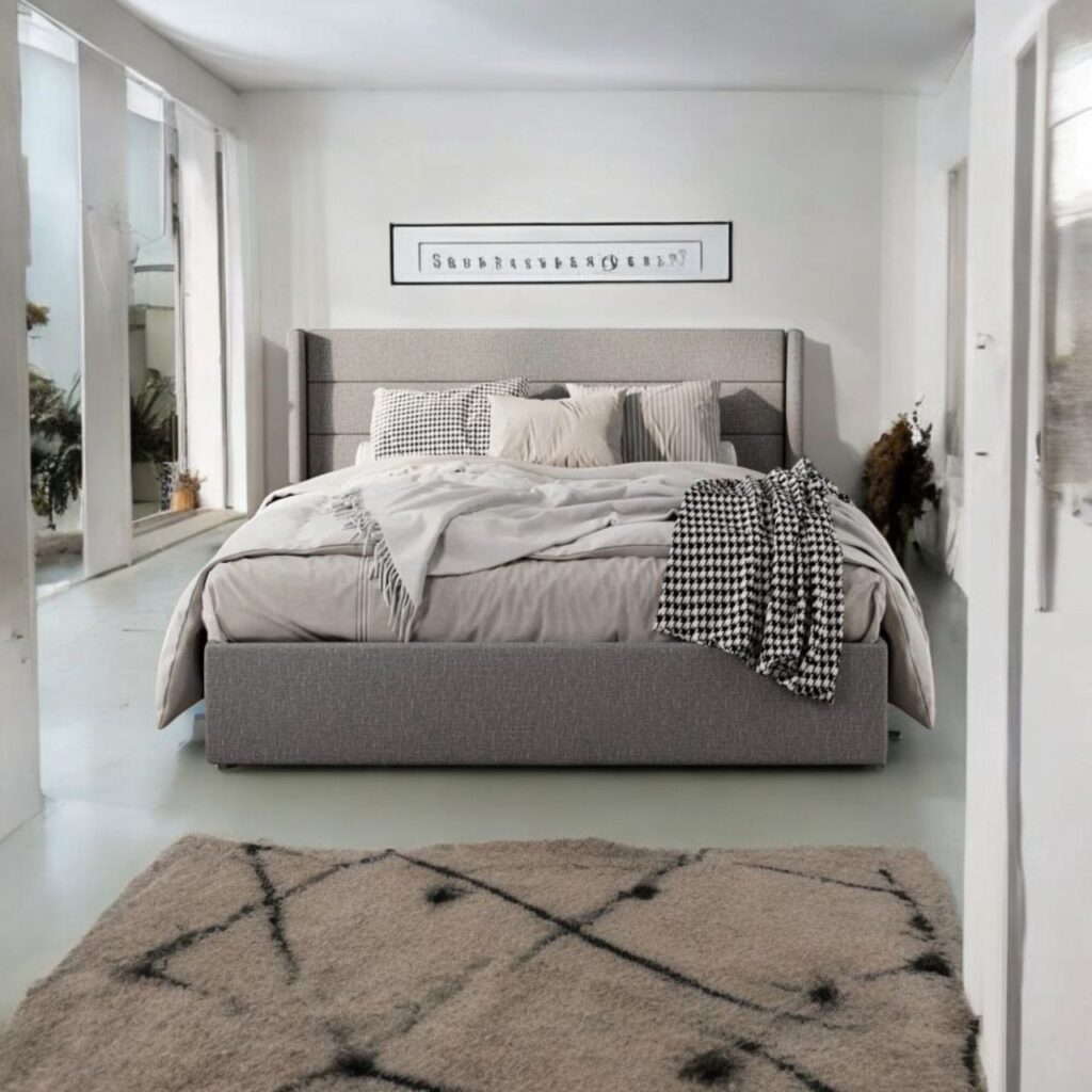 velvet bed