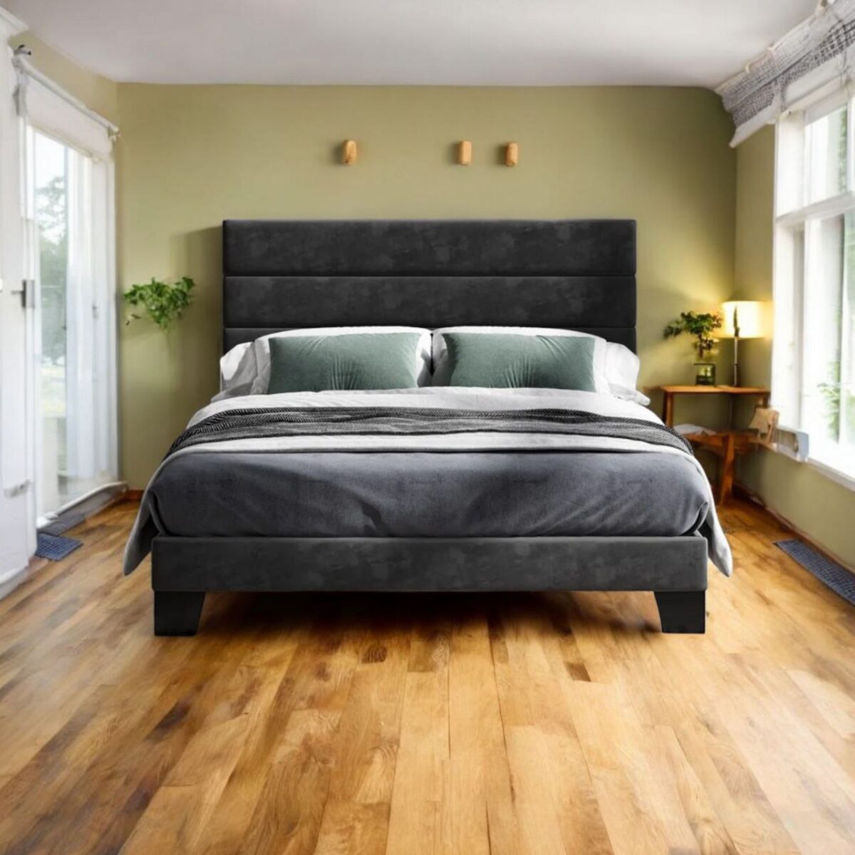 velvet bed
