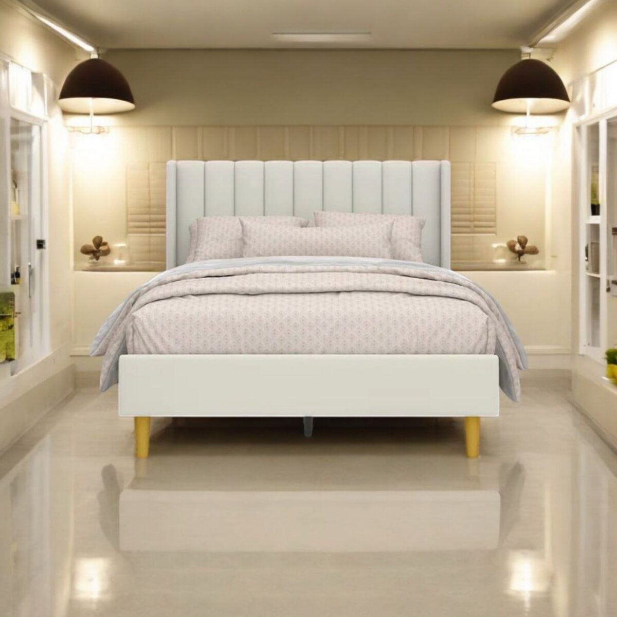 velvet bed