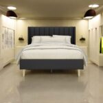 velvet bed