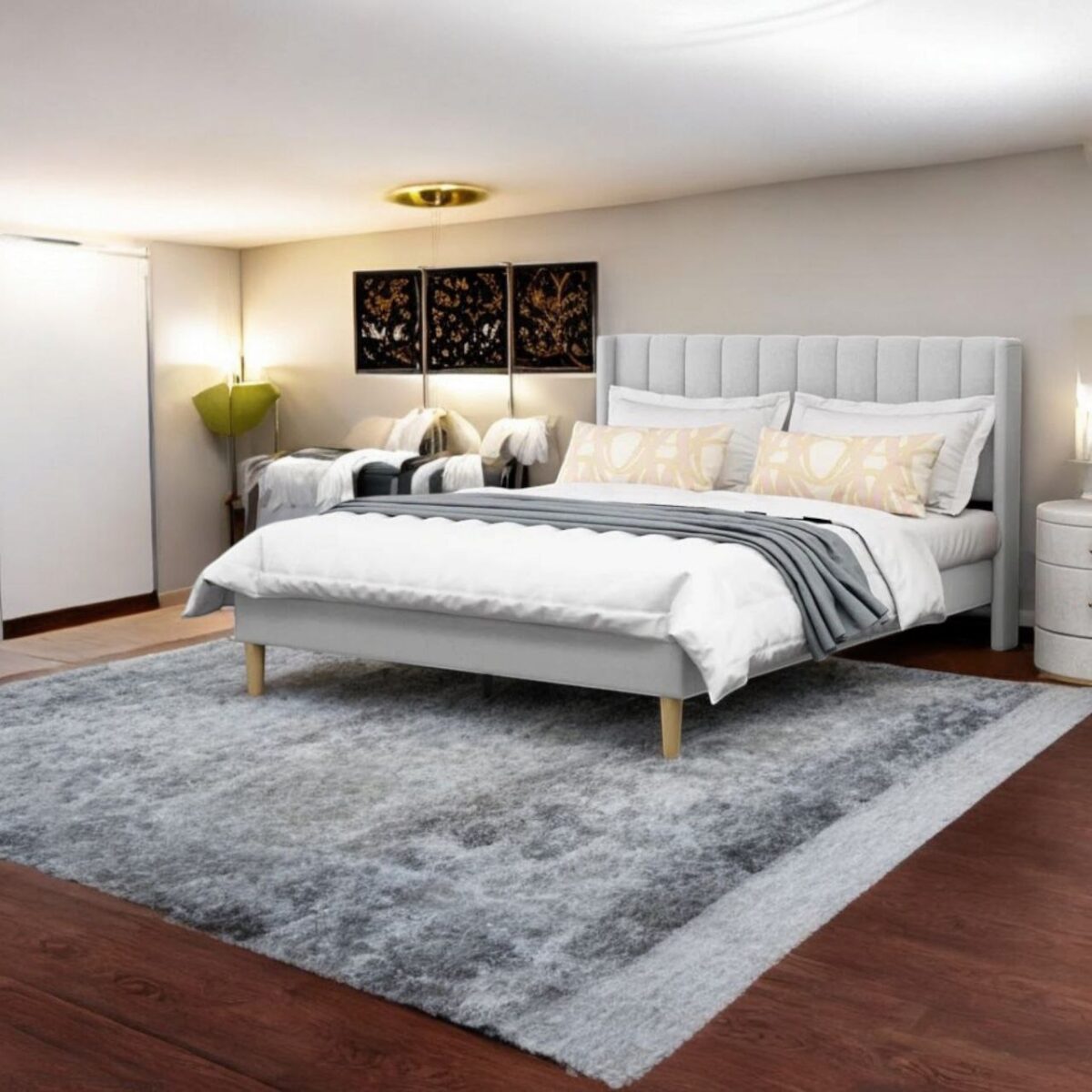 velvet bed