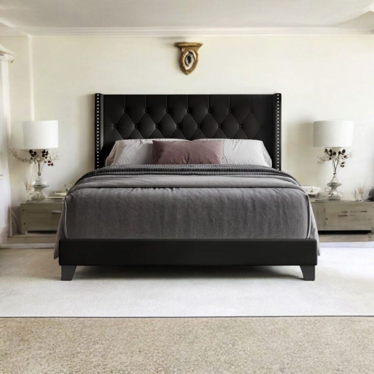 velvet bed