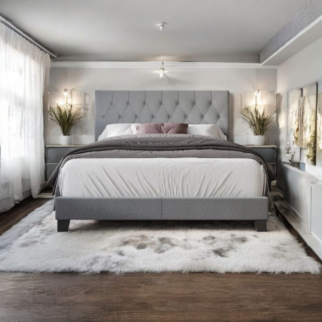 velvet bed