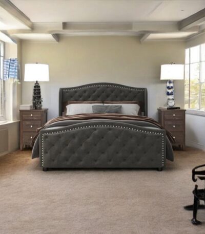velvet bed