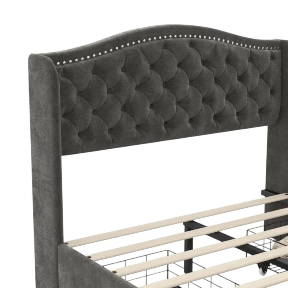 velvet bed