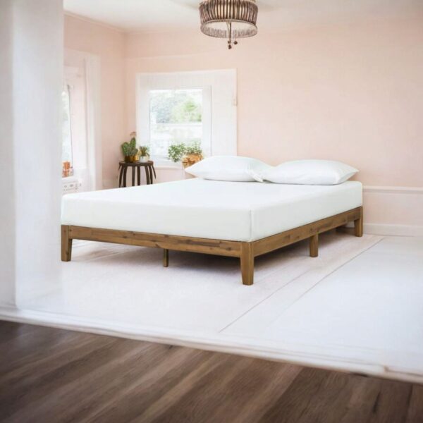 Contemporary Modern Sheesham Solid Wood Bed