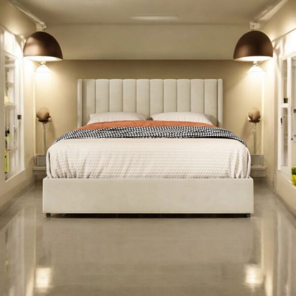 Arsa Upholstered Platform Drawer Storage Velvet Bed