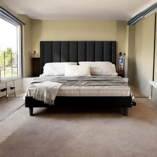 Royal Platform Velvet Bed