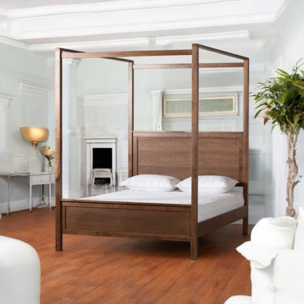 Hero Long Solid Wood Bed