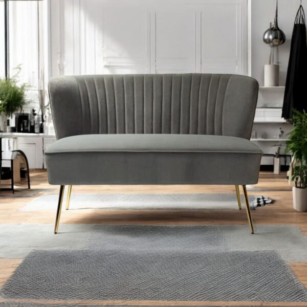 BoldLuxe Studio Fabric Sofa