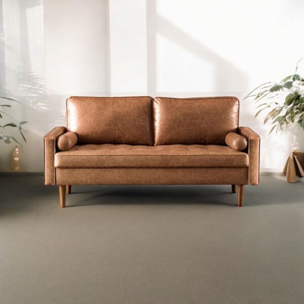 SnoozeHaven Style Leather Sofa