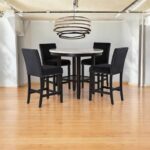 Solid Sheesham Wood 4-Seater Dining Table Set