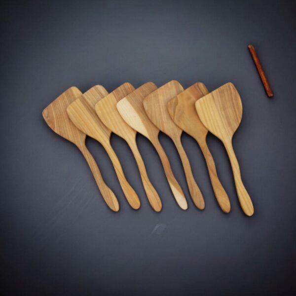 handmade wood spatula, big spatula, handcrafted wood utensils