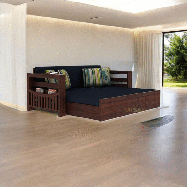 Sofa Bed for Home/Living Room with Storage | 3-Person Sofa Furniture Without Pillow