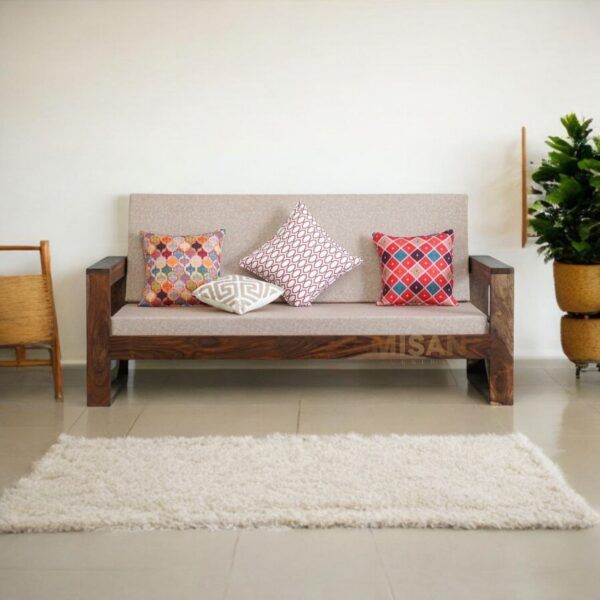 3 Seater Sofa for Home/Living Room | Sheesham Wood Sofa Set