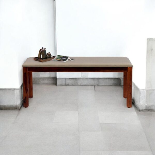 Bench Three Seater Boston Solid Wood for Home/Living Room