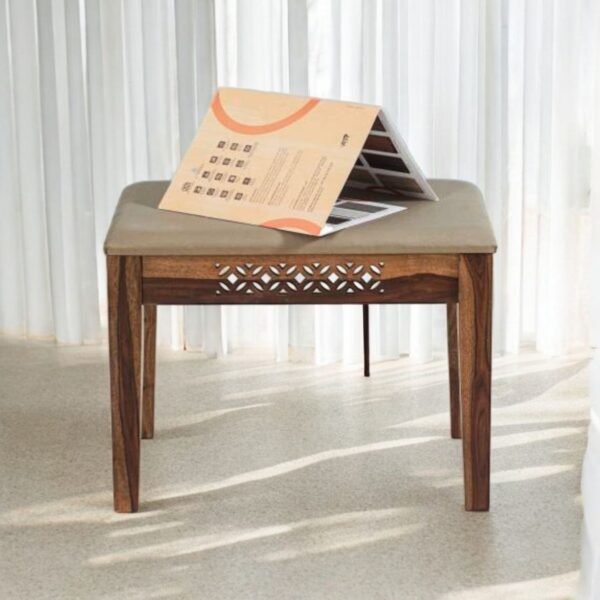 Bench 1 Seater Boston Solid Wood for Home/Living Room