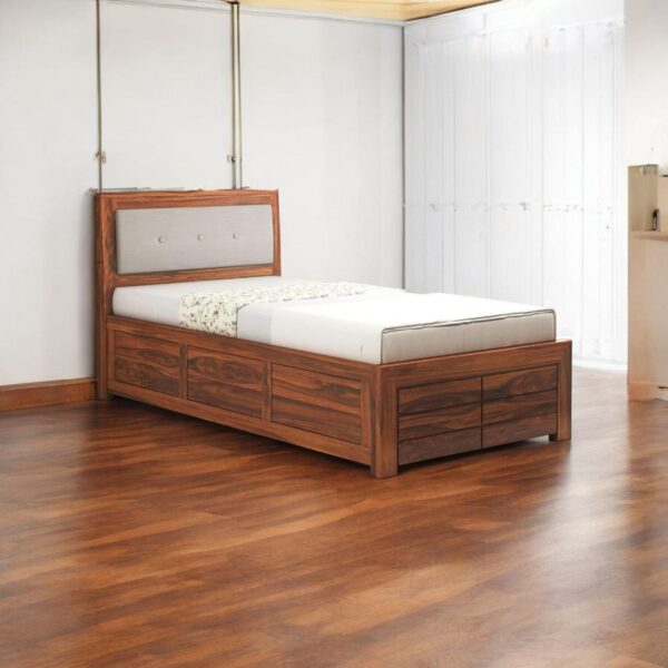 Bed Single Size with Box Storage for Bedroom/Home
