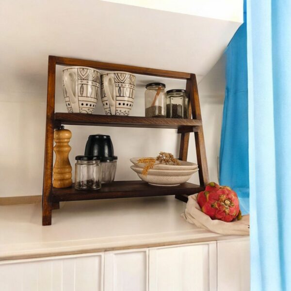 BEATRICE Wooden Shelf Ladder